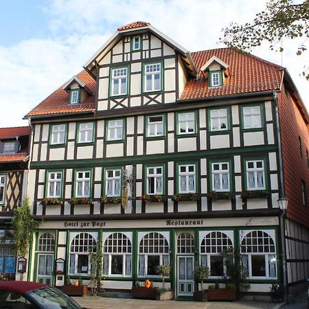 Hotel Garni Zur Post Wernigerode Exterior photo